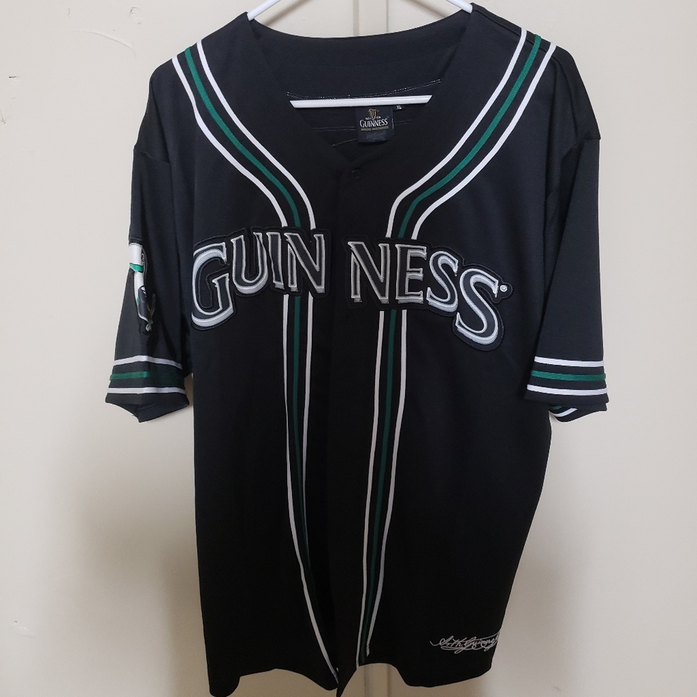 Guinness Baseball Jersey size: XL